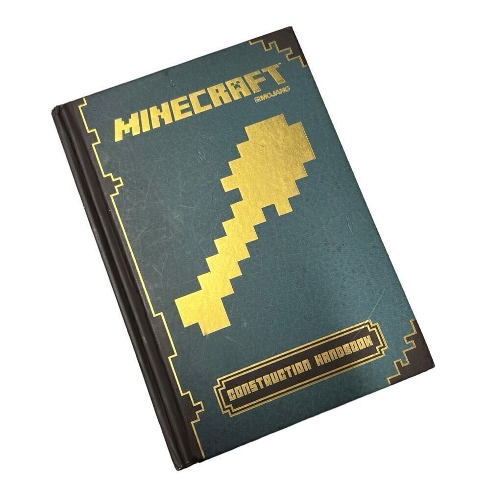 Scholastic Kids Minecraft Mojang Construction Handbook Hardcover Book OS
